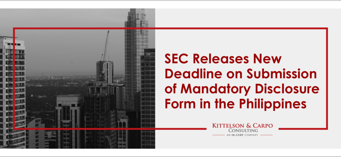 SEC Mandatory Disclosure Form Deadline
